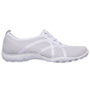 Skechers Shoes Womens Size 6.5 Walking Gray Sneakers Relaxed Fit Breathe